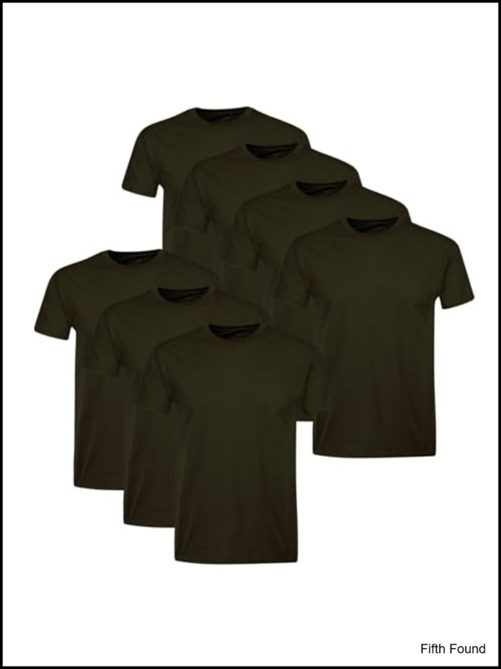Classic Fit Cotton Crew Neck Tees For Men, Moisture-Wicking Undershirts,